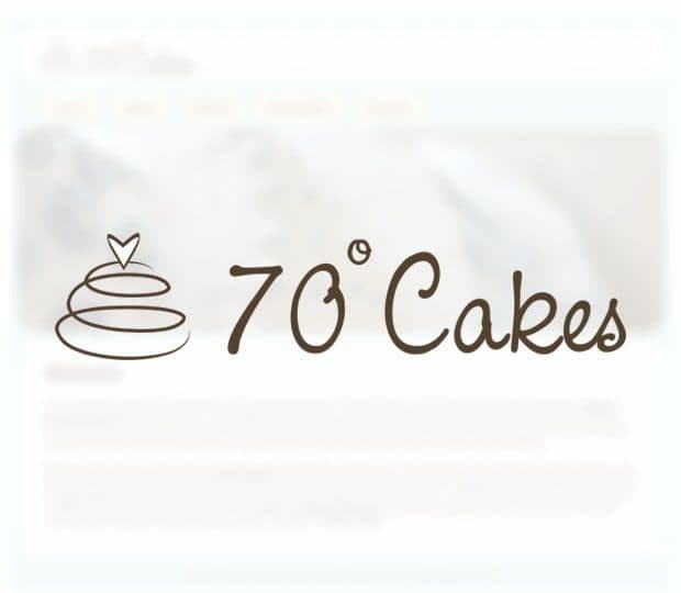 70 Degree Cakes logo